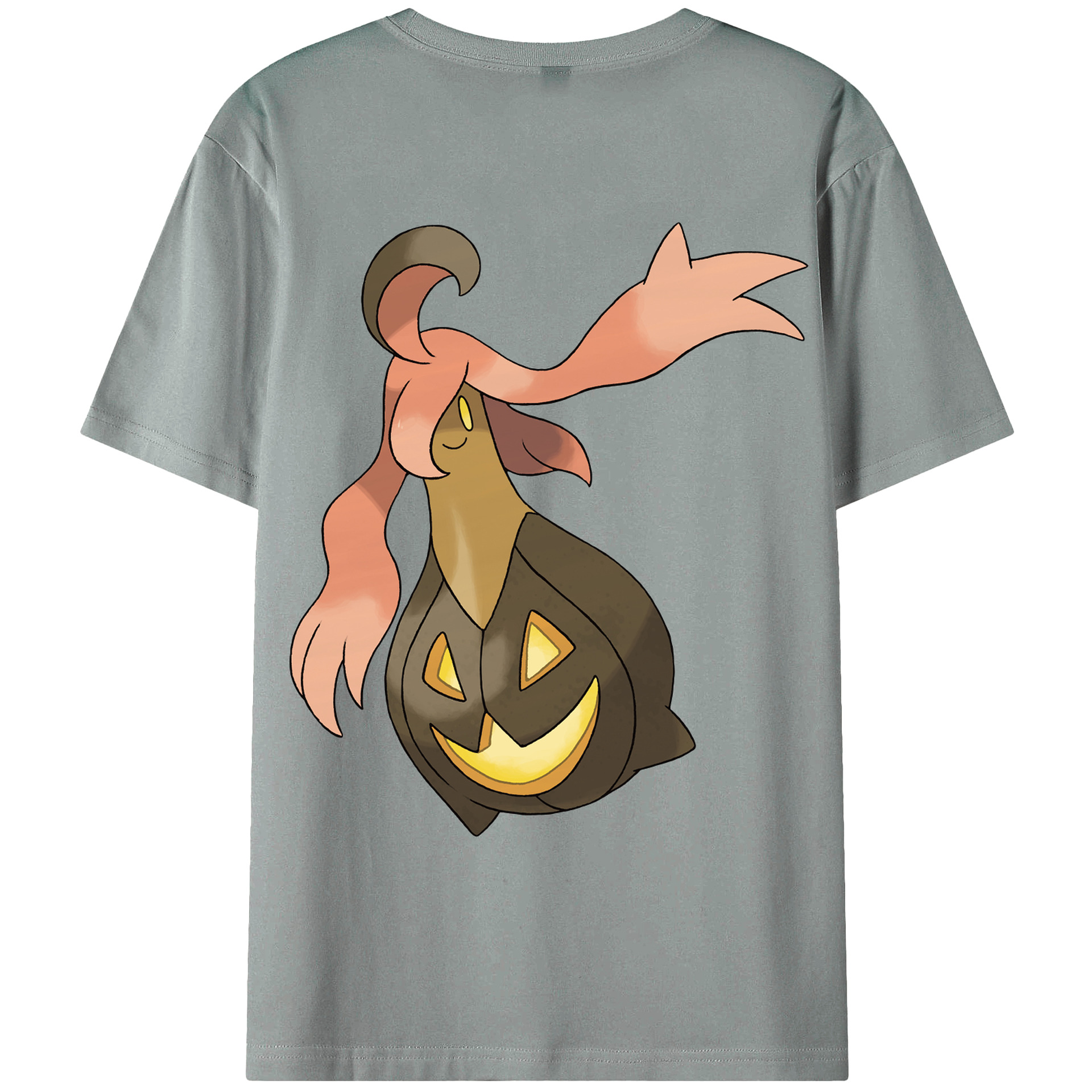 （画像用） ポケットモンスター Pokémon 綿100％ メンズ半袖Tシャツ（バックプリント） 通気性